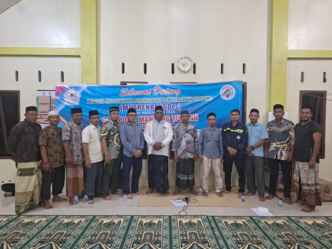 Tanah Luas Gelar Musrembang Perdana di Gampong Manyang Tunong