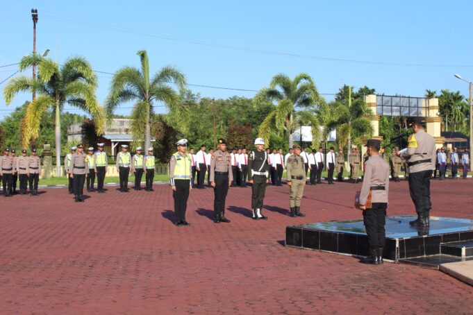 Apel Operasi Lilin Seulawah 2023, Polres Aceh Jaya Siap Kawal Nataru
