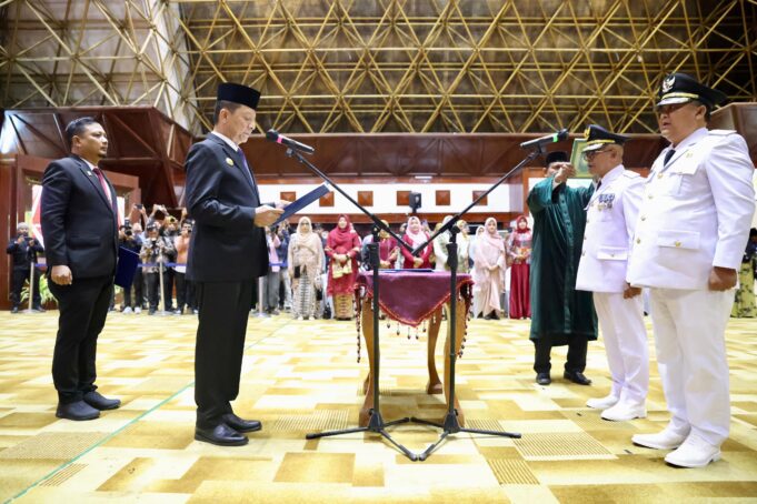 Dilantik, Murtala Jadi Pj Bupati Aceh Jaya, Sekda Asra Jabat Pj Aceh Tamiang