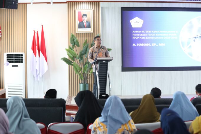 Buka Konsultasi Publik RPJPD 2025-2045, Pj Hanan Minta Bappeda Jaring Masukan dari Stakeholder