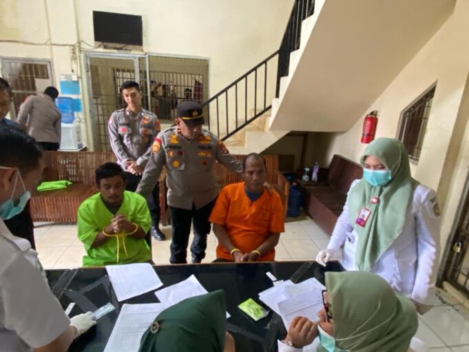 Tahanan Rutan Polres Lhokseumawe Jalani Pemeriksaan Kesehatan, Ada Apa?