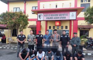 Foto Remaja Ancung Sarjam Viral, Kasatpol PP-WH Lhokseumawe Kunjungi Polres Aceh Utara