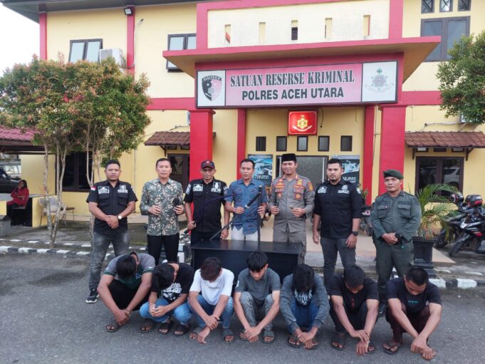 Foto Remaja Ancung Sarjam Viral, Kasatpol PP-WH Lhokseumawe Kunjungi Polres Aceh Utara