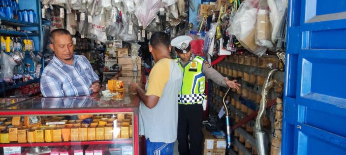 Soal Knalpot Tak Sesuai Spesifikasi, Polres Aceh Jaya Sosialisasi ke Bengkel Aksesoris