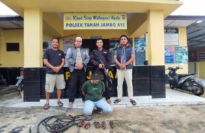 Polsek Jambo Aye Amankan Spesialis Kabel Genset Peternakan Ayam