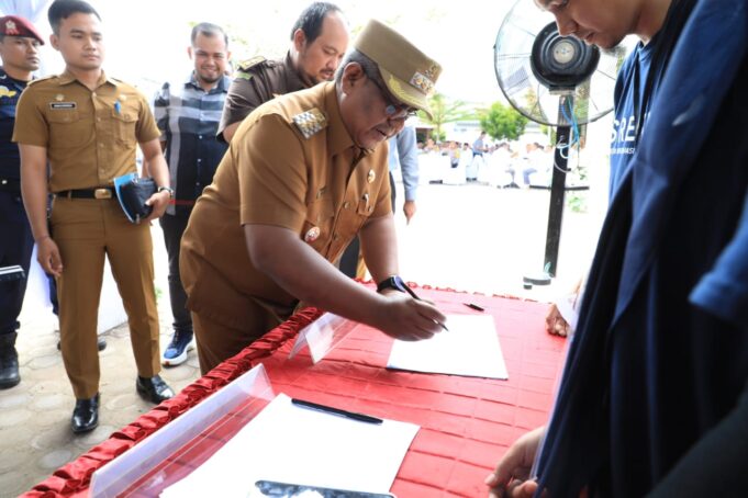 Hadiri Simulasi Pemungutan Suara, Pj Bupati Aceh Utara Bilamg Begini