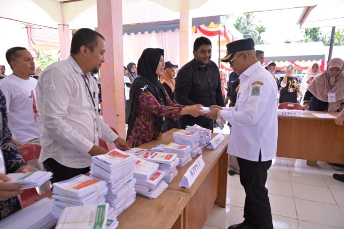 Pemkab Aceh Jaya Gelar Simulasi Pemungutan dan Perhitungan Suara