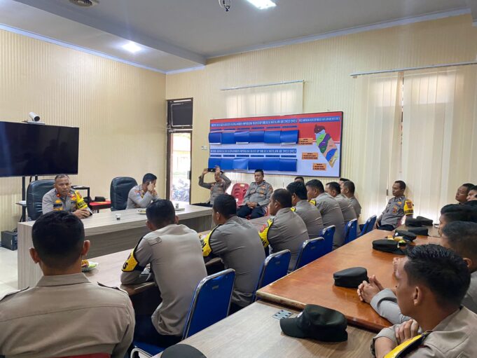 Wakapolres Aceh Jaya Ingatkan Anggota Jaga Netralitas Saat Pemilu 2024