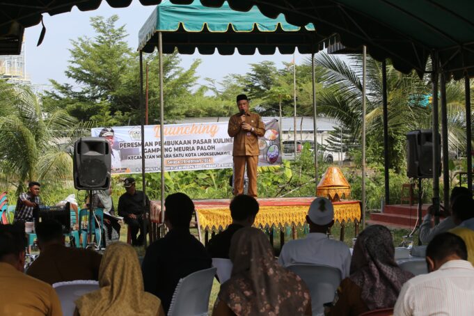 Pusat Kuliner Baru Lhokseumawe Diresmikan, Pj Wali Kota : Pintu Ekonomi UMKM di Muara Satu