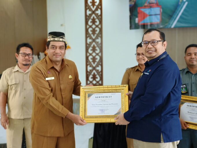 Diskominsa kembali Terima Penghargaan dari BPS Aceh Jaya