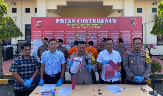 Polres Aceh Utara Bongkar Dua Kasus Predator Anak, Pakwa Berhasil Ditangkap