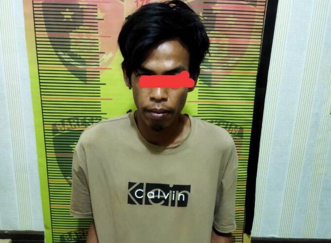 Personil Polres Lhokseumawe Bekuk Tersangka Penjual Sabu di Aceh Utara
