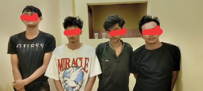 Lima Pelaku Penyalahgunaan Narkoba di Meunasah Manyang Diciduk Personil Polsek Muara Dua