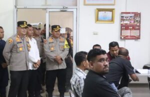 Rapat Pleno Terbuka, Kapolres Aceh Utara Lakukan Pengecekan Ke Kantor KIP