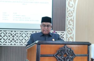 Pj Bupati Aceh Utara Sampaikan LKPJ Tahun 2023 kepada DPRK