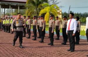 Polres Aceh Jaya Gelar Apel Pasukan Operasi Keselamatan Seulawah Tahun 2024