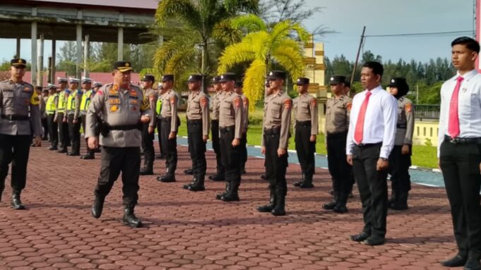 Polres Aceh Jaya Gelar Apel Pasukan Operasi Keselamatan Seulawah Tahun 2024