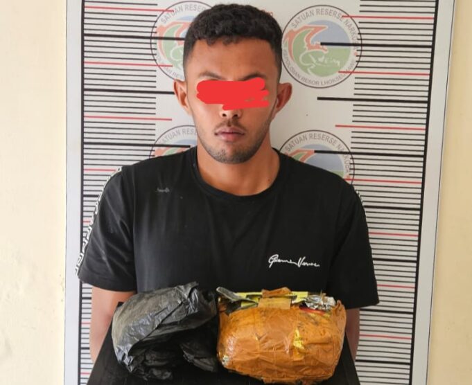 Ciduk Tersangka, Polisi Sita 1.035 Gram Sabu di Alue Awe