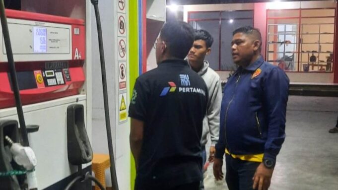Cegah Penyimpangan Penjualan SPBU Jelang Lebaran, Polres Aceh Jaya Lakukan Pengecekan