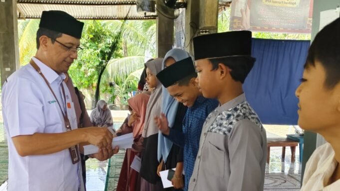 Bentuk Rasa Syukur, PGE Berbagi Dengan Seribu Yatim dan Lansia Dhuafa Sekitar Perusahaan di Aceh Utara