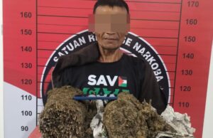 Dibungkus Karung Beras, 2 Bal Ganja Kering di Amankan Polres Aceh Utara