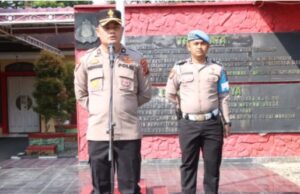 Sambut Hari Buruh Nasional, Polres Binjai Gelar Pasukan