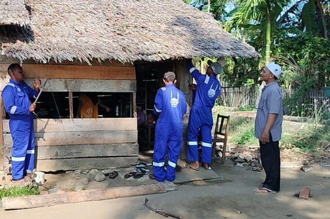 Baitul Mal dan Islamic Relief Indonesia Bangun Rumah Layak Huni Tahan Gempa di Aceh Utara