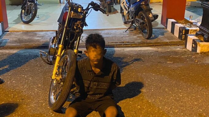 Curi Motor Polisi, Pelakunya Bocah SMP