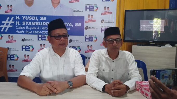 Pasangan H2D Deklarasi Diri Sebagai Calon Bupati Aceh Jaya Melalui Jalur Independen