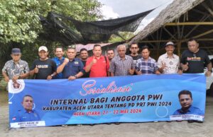 PWI Aceh Utara Gelar Rakor Sekaligus Silaturahmi