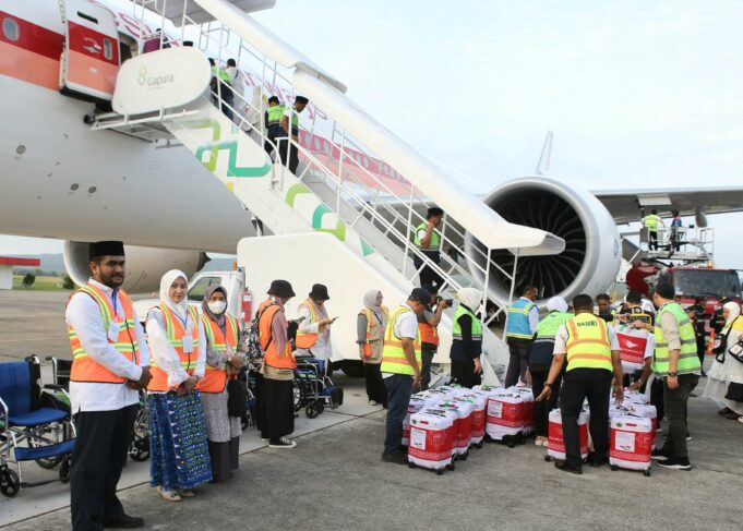 JCH Lhokseumawe Kloter BTJ 07 Bertolak Tanah Suci