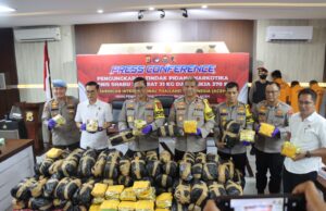 Ungkap Peredaran Narkoba Jaringan Internasional, Polda Aceh Sita 31 Kg Sabu