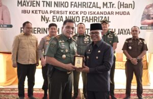 Kunker Ke Aceh Jaya, Pangdam Iskandar Muda Di Tepung Tawar Tokoh Pemerintah