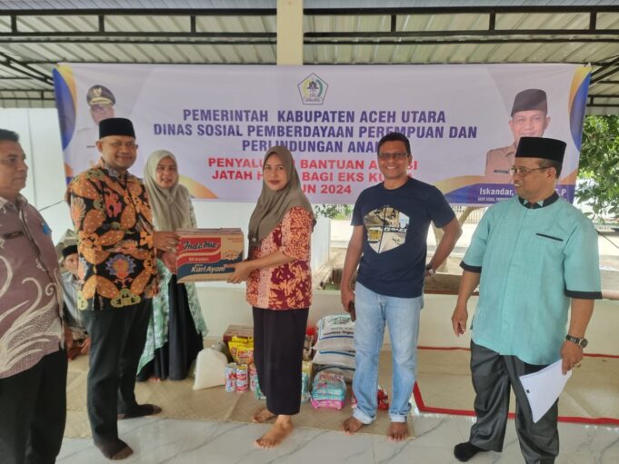 Gebrakan Pj Bupati Aceh Utara Salurkan Bantuan Sosial Tingkatkan Kesejahteraan Masyarakat