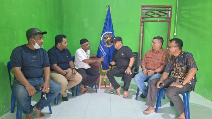 Jelang Peresmian, Ketua PWI Aceh Tinjau Kantor Baru PWI Aceh Utara