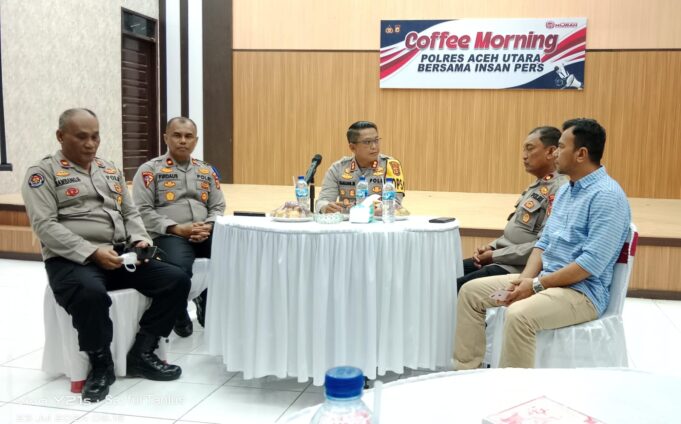 Kapolres Aceh Utara: Media Adalah Satu Kunci Keberhasilan Tugas Polri