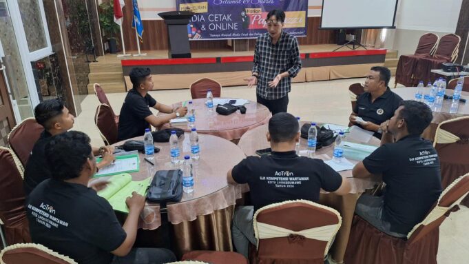 UKW di Lhokseumawe, 21 Wartawan Berjuang Mendapatkan Status Kompeten