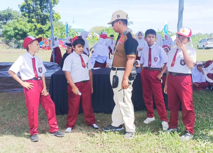 Ratusan Pelajar Kunjungi Venue Terbang Layang di PON XXI Aceh-Sumut