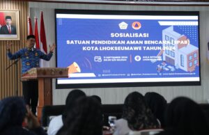 Buka Sosialisasi SPAB, Pj Wali Kota Ingatkan Potensi Bencana di Lhokseumawe