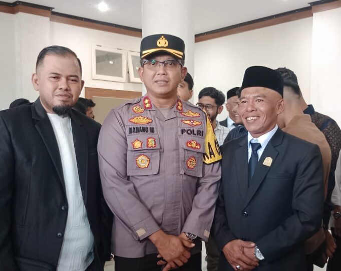 Kapolres Aceh Utara Hadiri Rapat Penyampaian Visi & Misi Pasangan Cabup dan Cawabup Aceh Utara