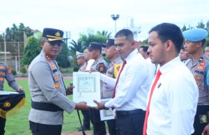 Toreh Prestasi, 26 Personel Polres Aceh Utara Dapat Penghargaan