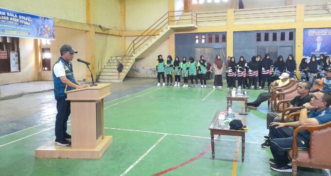 Kejuaraan Voli Bupati Aceh Utara Cup 2024 Resmi Dibuka, 32 Tim Pelajar Siap Berlaga