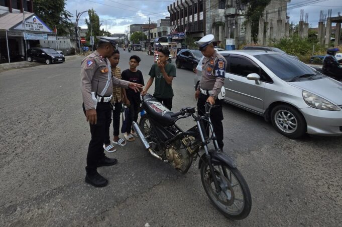 Tindak Pengendara di Bawah Umur, Polantas Lhokseumawe: Waspadai Bahaya Laka Lantas