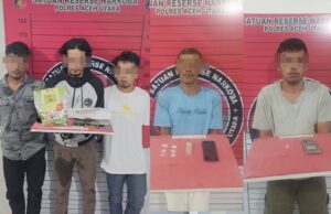 Ironis Sabu Dalam Botol Plastik: Polres Aceh Utara Amankan Lima Pria