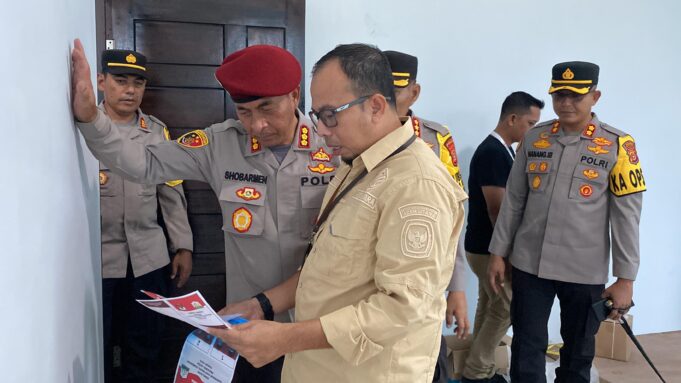 Pamatwil dan Kapolres Aceh Utara Tinjau Gudang Logistik Pilkada 2024 di Lhoksukon