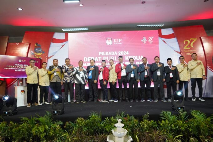 Debat Publik, Calon Bupati dan Wakil Bupati Aceh Utara Fokus pada Tata Kelola Pemerintahan dan Menjaga Perdamaian