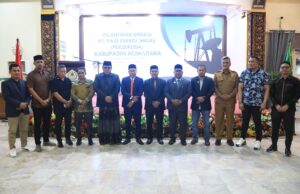 Pj Bupati Aceh Utara Lantik Dirut PT. Pase Energi Migas, Ini Harapan Terhadap Kepemimpinan Baru