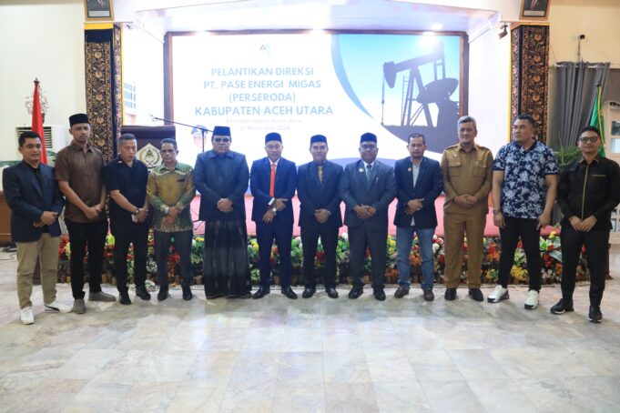 Pj Bupati Aceh Utara Lantik Dirut PT. Pase Energi Migas, Ini Harapan Terhadap Kepemimpinan Baru
