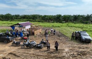 Kapolres Aceh Utara Cek Lahan Ketahanan Pangan Jagung Milik Warga Alue Serdang