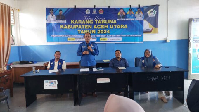 Sarjani Kembali Pimpin Karang Taruna Aceh Utara Periode 2025-2030